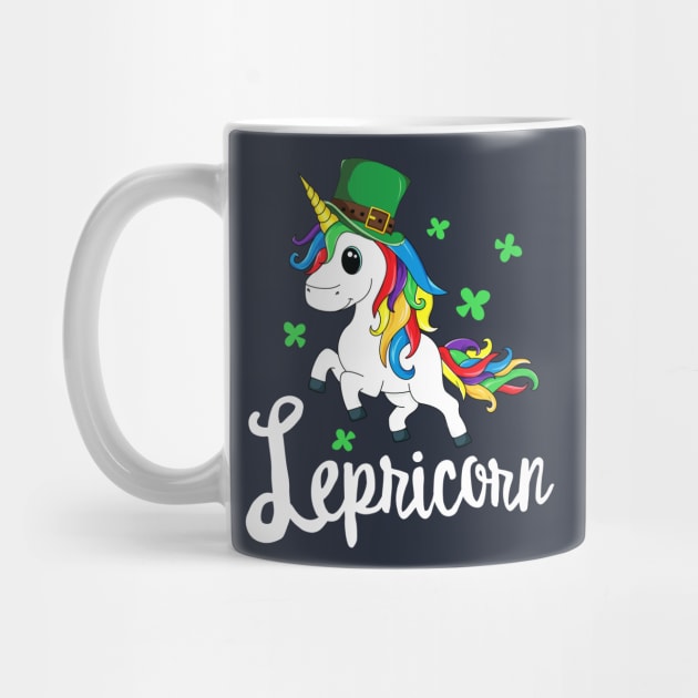 Lepricorn T-Shirt St Patricks Day Unicorn Leprechaun Kids by 14thFloorApparel